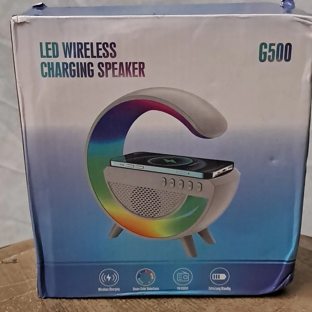 NWT 3-in-1 Night Light w/Bluetooth Speaker & LED Light - Rechargeable